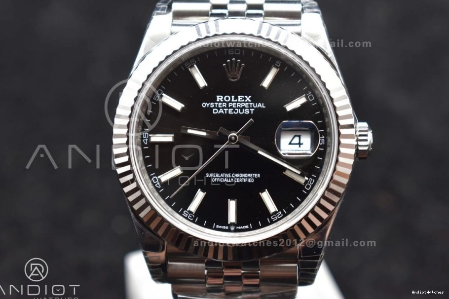 Best Stick Youthful Black DateJust 392 VS 904L Jubilee 126334 Dial SS 41 VSF Bracelet Edition 1:1 Steel on 0512